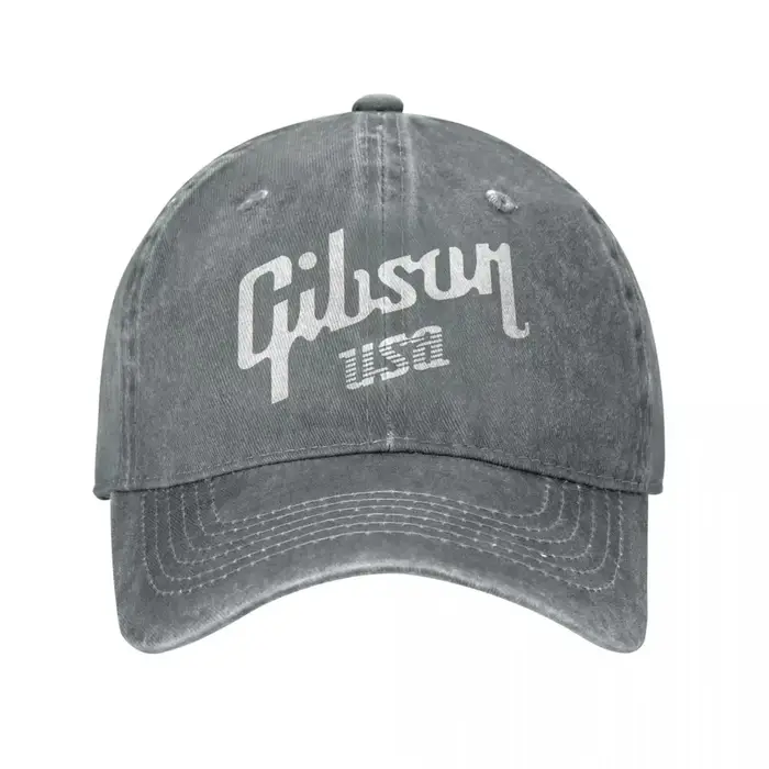 Gibsons Music 1894 casquette de Baseball Vintage en détresse lavé chapeaux hommes femmes en plein ai