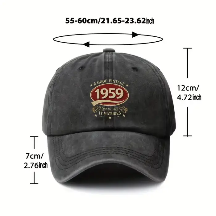 Une casquette effet délavé