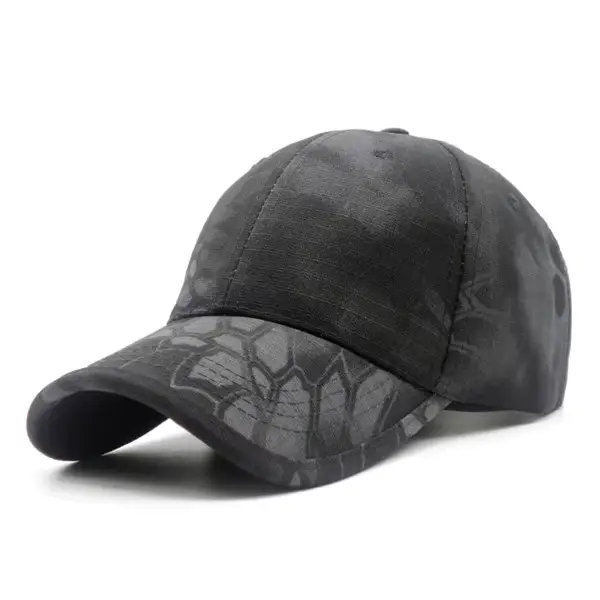 Casquettes de Baseball de chasse de Camouflage pour hommes, casquette de pêche à motif Python, chape