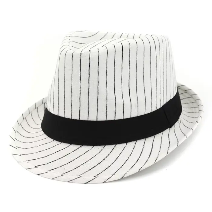 Chapeau Fedora à bord court pour hommes et femmes