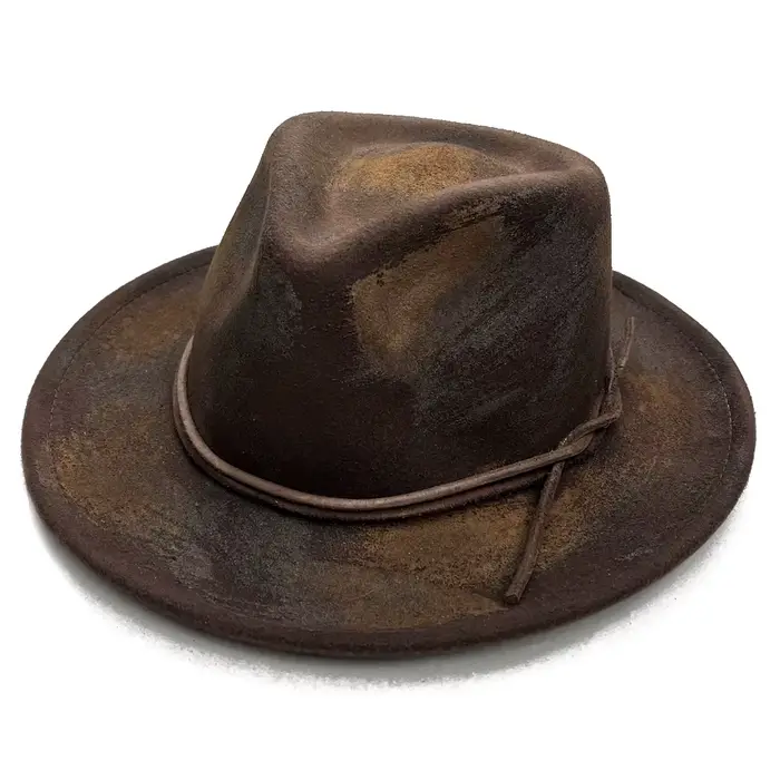 Fedora rétro polyvalente en polyester pour hommes et femmes, élégante et résistante, idéale pour toutes les saisons et les occasions extérieures