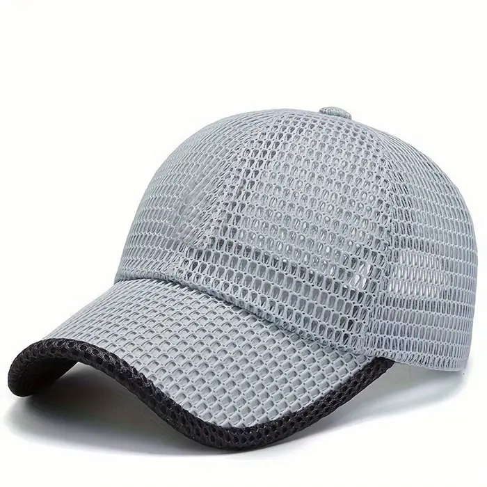 Casquettes de baseball en maille pour hommes et femmes, chapeaux de soleil respirants, couvre-chefs 