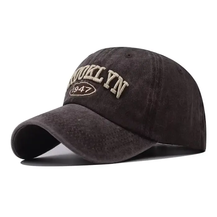 Nouveau chapeau de Baseball brodé en coton Brooklyn chapeau pour hommes et femmes Version coréenne c