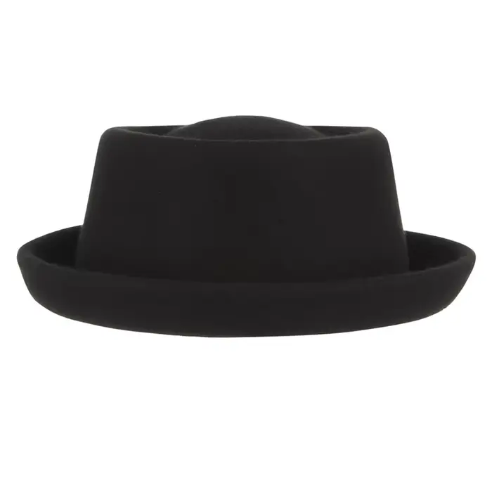 Chapeau Fedora 100% laine pour tarte de porc, pour femmes et hommes, automne et hiver, chapeau de po