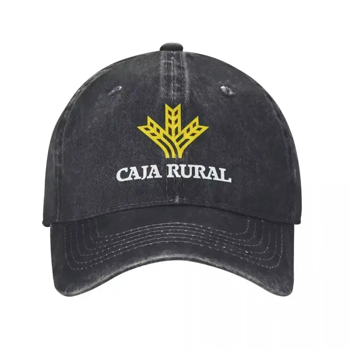Brillant Caja Rural casquette de Baseball banque Logo Streetwear femmes hommes Hip Hop chapeaux Prot