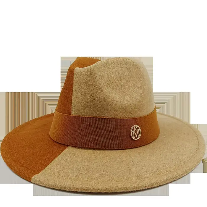 Chapeau de fête en feutre peint en 3D pour femmes, Fedora, chapeau teint lourd, casquette panama à l
