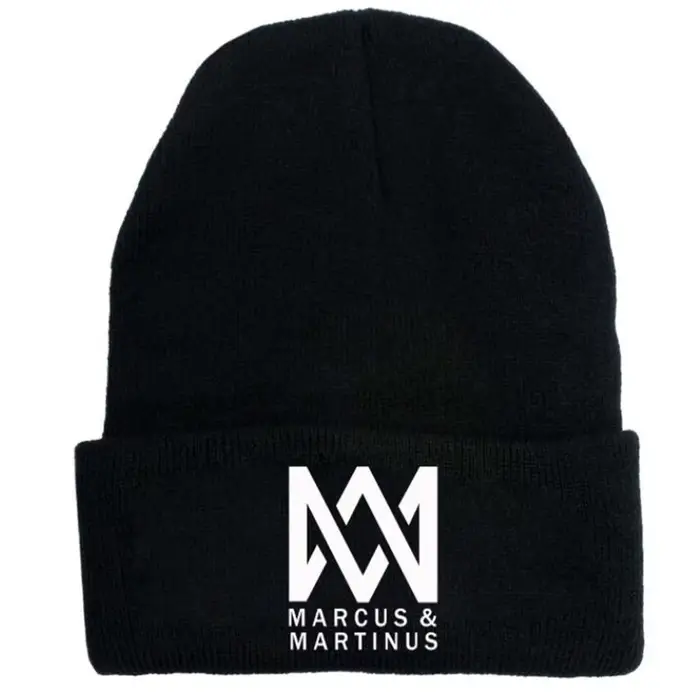 Marcus & martininus chapeaux hommes femmes hiver plus chaud tricoté Bonnet lettres casquette quotidi