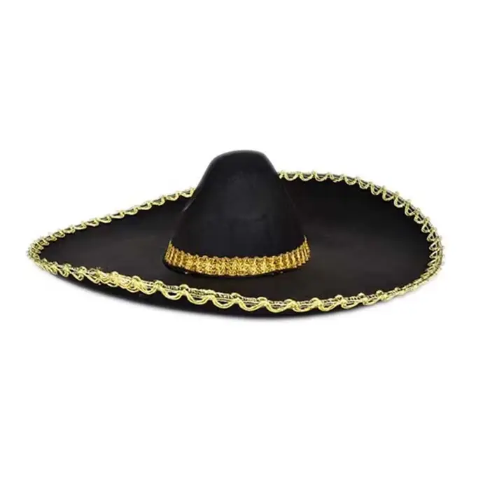Chapeaux de plage Style ethnique Sombrero chapeau grand chapeau de soleil respirant mexique chapeau 