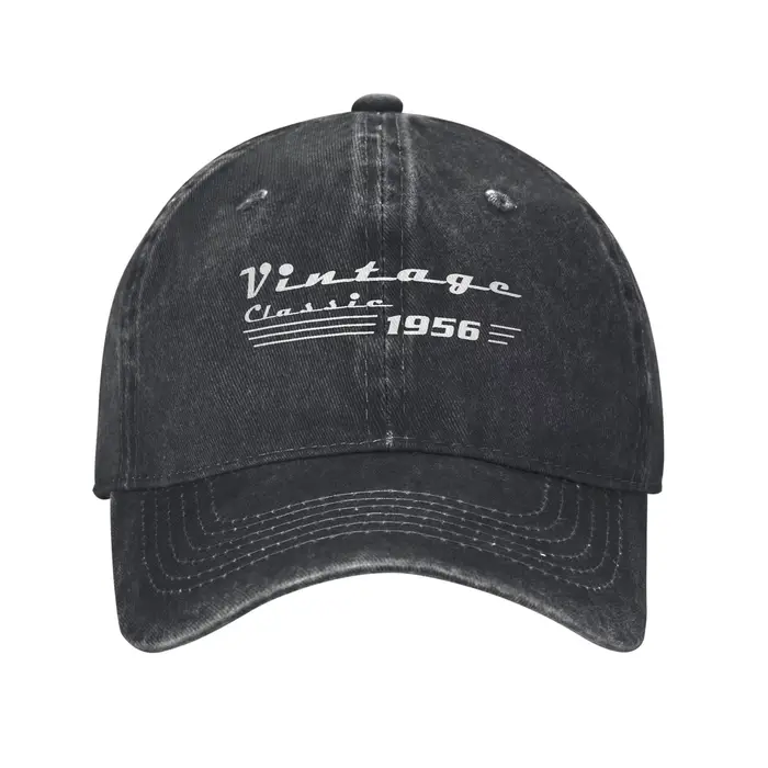 Casquette de baseball décontractée vintage pour homme, 70e anniversaire, 1956, décorations d'anniver