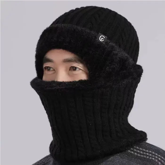 Nouveau Modèle 2026 – Bonnet Tricoté Hiver pour Personnes Âgées – Chapeau Chaud pour Femme et Homme – Protection des Oreilles pour Adultes et Seniors
