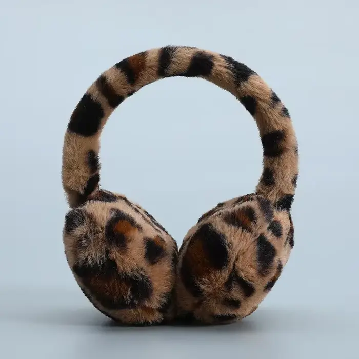 Mode hiver cache-oreilles pour femmes filles fausse fourrure mignon cache-oreilles moelleux cache-or