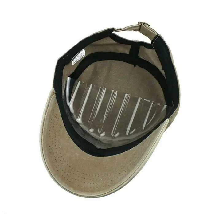 Casquette militaire en coton pour hommes grande tête protection solaire été extérieur activité de plein air occasions spéciales