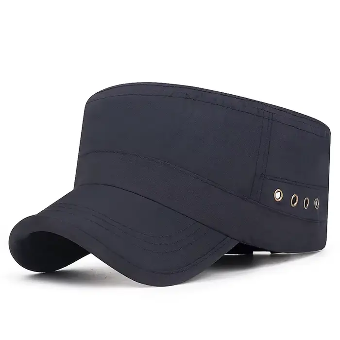Casquette de soleil plate tendance, chapeau de Golf d'extérieur respirant à séchage rapide avec œill