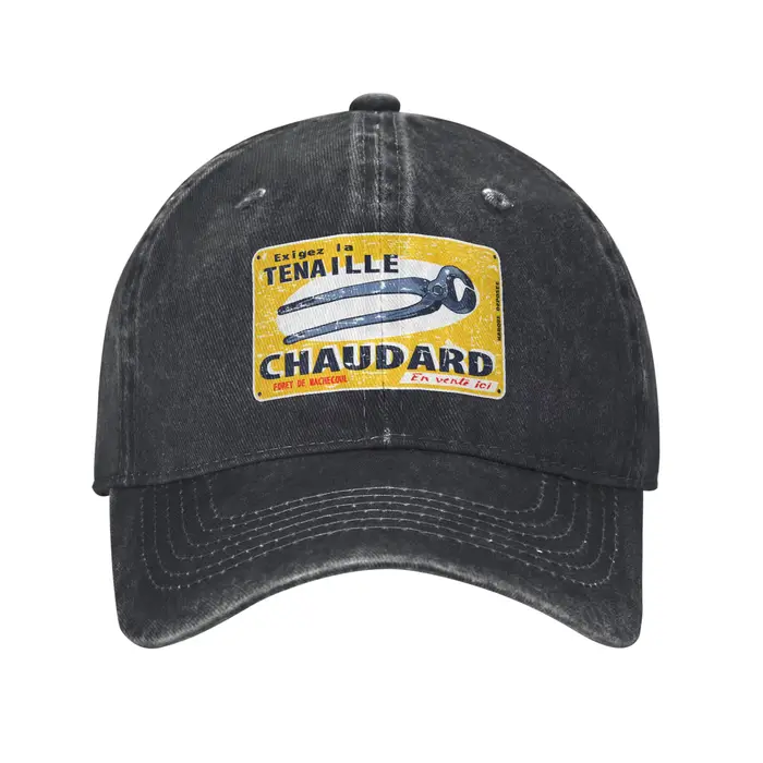 Casquettes de baseball classiques Quincaillerie Chaudard Vesoul pour hommes et femmes, effet vieilli