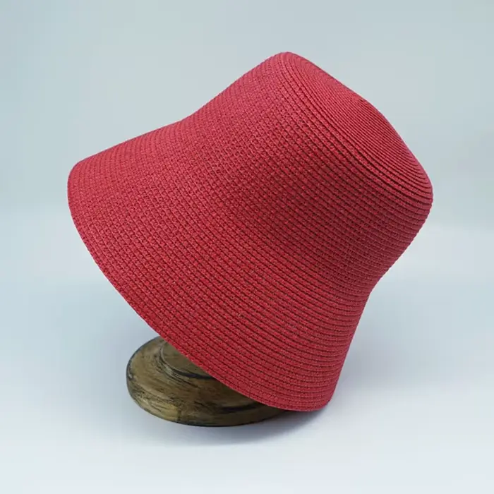 Chapeau de soleil uni tissé style rétro français pour femmes, bord large, protection solaire UPF 50+, ajustement parfait, occasions estivales et printanières