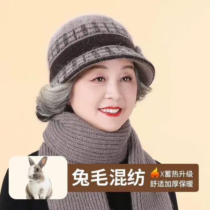 Casquette seau à nœud en forme de dôme pour femme