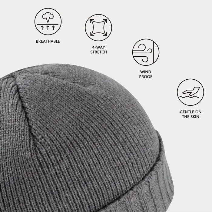Bonnet d'hiver unisexe bassdash avec doublure Smile et coupe optique chaude pour homme et femme pour les activités extérieures et les journées froides