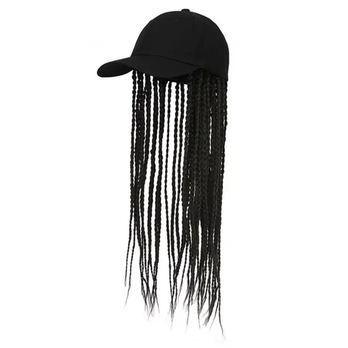 Casquette de baseball perruque Hip Hop chapeau casquette à visière usage quotidien perruque cheveux 