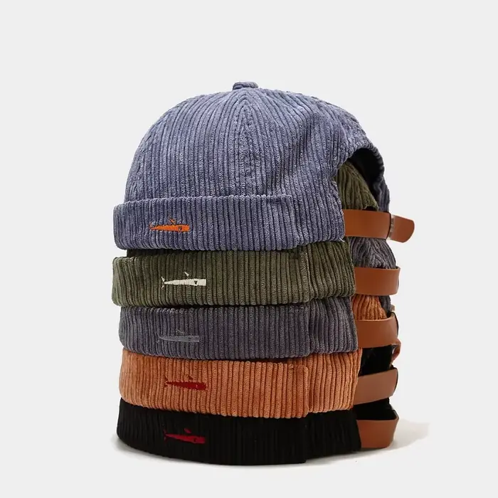 Casquette Docker rétro sans bords