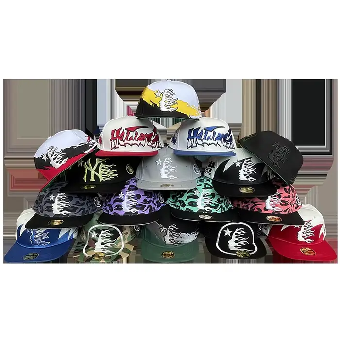 Casquette de baseball HELLSTAR brodée avec logo, casquette ajustée, casquette de sport décontractée pour hommes et femmes toutes saisons