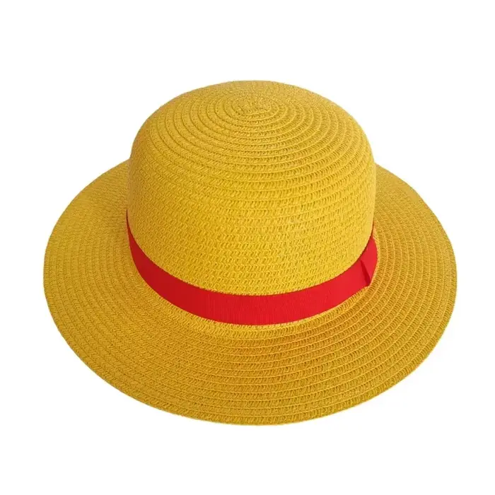 Chapeau de paille Luffy, casquette de Cosplay de dessin animé, accessoires pour femmes, hommes et en