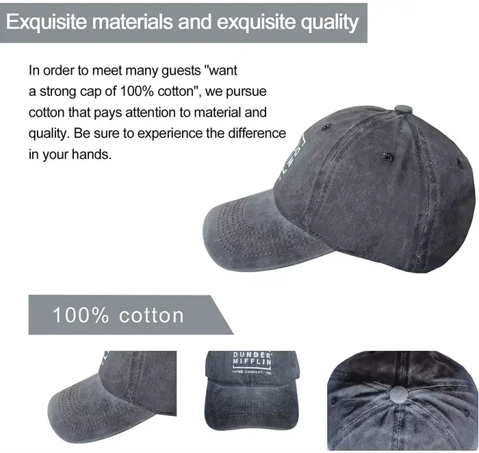 Casquette en Denim Boston Terrier pour hommes et femmes
