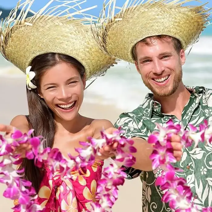 Chapeau plage Panama Pava, chapeau paille surdimensionné, élégant, cadeau Surprise pour petite amie 