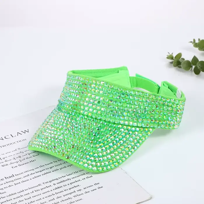 À la mode vide haut chapeau d'été diamant chapeau diamant chapeau à la mode marque polyvalent haut-d