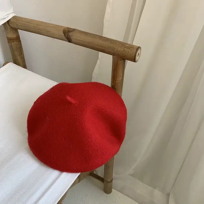 Béret chapeau femmes britannique rétro automne hiver laine peintre chapeau dames coréen hiver bonnet