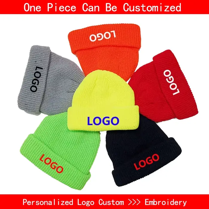 Bonnet avec logo personnalisé pour hommes et femmes