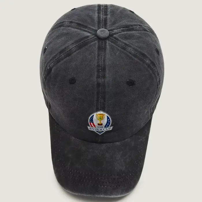 Casquette de baseball en coton lavé avec logo Ryder Cup