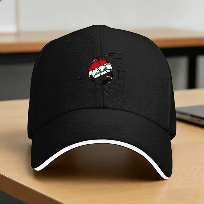 Casquette de baseball d'été unisexe avec drapeau irakien, style Hip Hop, pour le football, la chasse