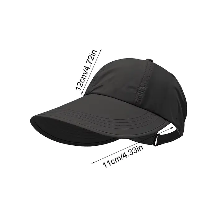 Chapeau de soleil respirant à large bord, protection UV, pour l'été, la plage, le pêcheur, casquette
