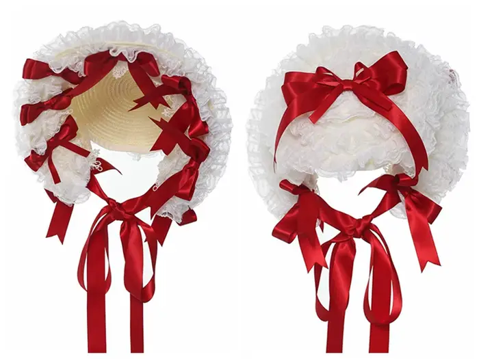 Chapeau en dentelle Lolita pour femmes occassions spéciales romantique victorien polyvalent
