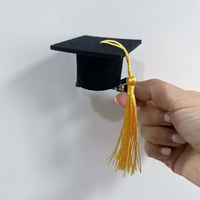 Mini chapeau de docteur pour la saison des diplômes, mini chapeau de docteur, petit chapeau de diplô