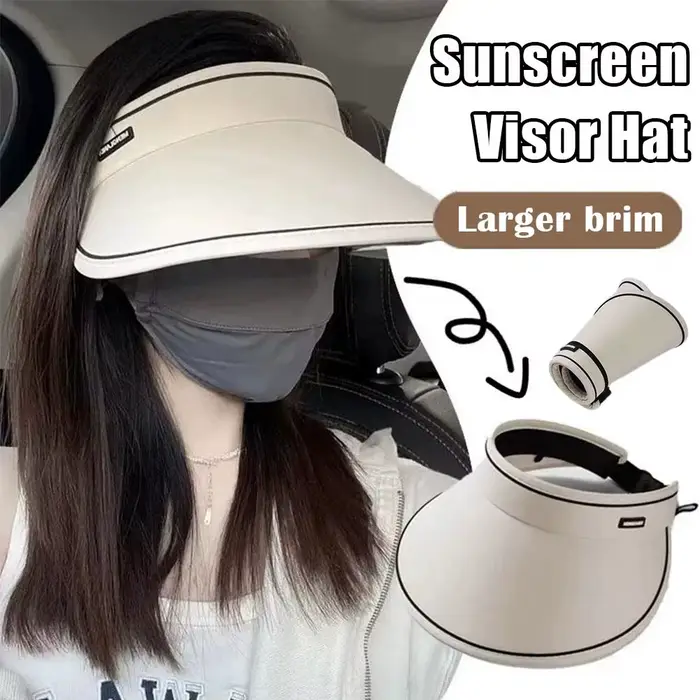 Chapeau pare-soleil pour femme avec protection UV