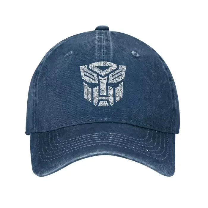 Casquette Transformer Autobots en coton lavé pour hommes et femmes voyage protection solaire randonnée plein air camionneurs occasions spéciales