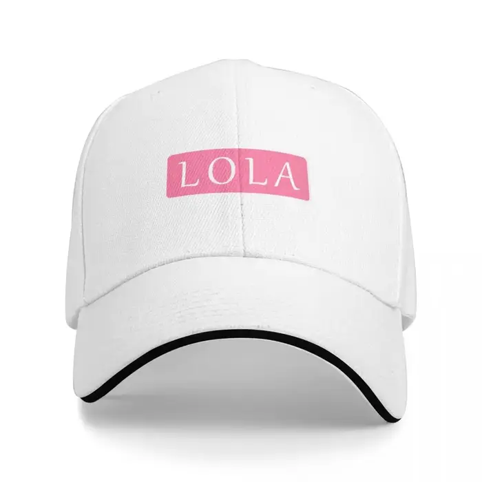 Lola – casquette de Baseball avec nom pour filles, chapeau de noël, militaire, tactique, Streetwear,