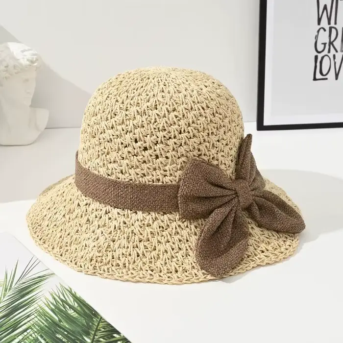 Chapeau de soleil de plage à large bord souple