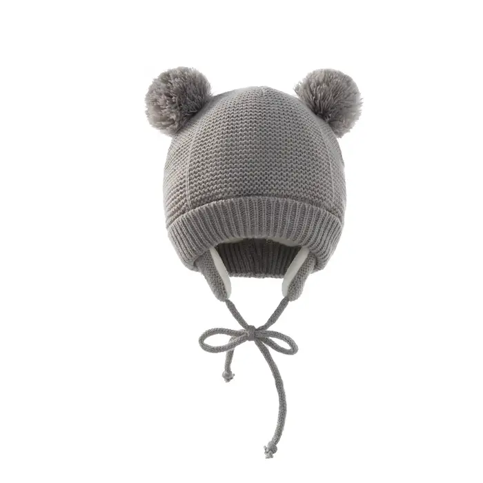 Chapeau d'hiver pour bébé, accessoires pour garçons et filles, Bonnet tricoté pour enfants, gants ch