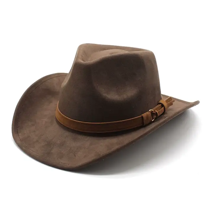 Chapeau de cowgirl en feutre pour hommes et femmes