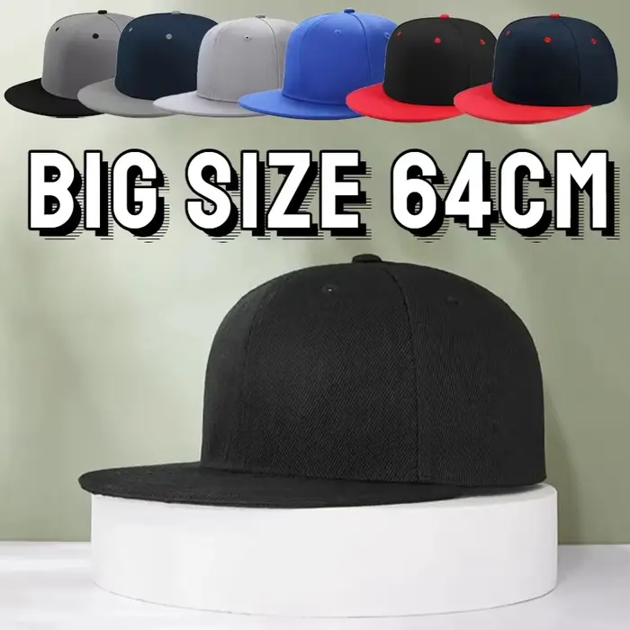 Grande casquette de Skateboard à dos fermé de 64cm pour hommes