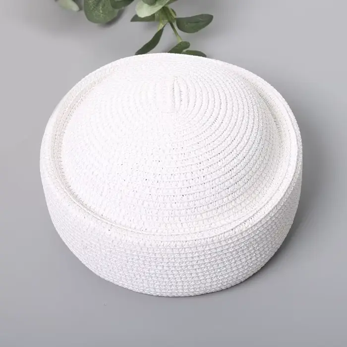 Chapeau de paille style pillbox, Béret d'été, Chapeaux de soleil, Fedora rétro japonais, Chapeau de