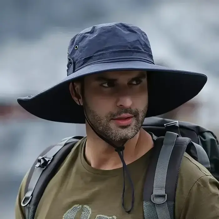 Nouveau Chapeau de Pêche Anti-UV Respirant en Maille pour l'Été