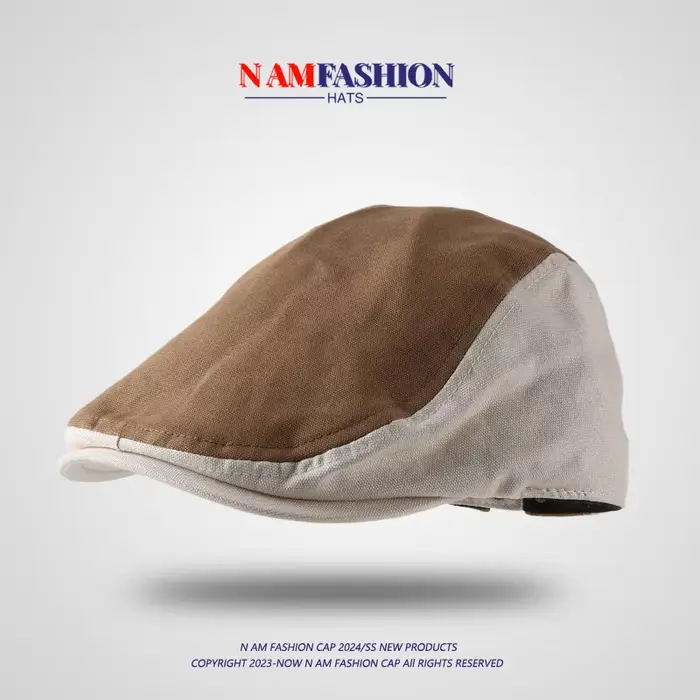 Bérets assortis avec logo personnalisé pour hommes et femmes, chapeaux avant minces et polyvalents, 