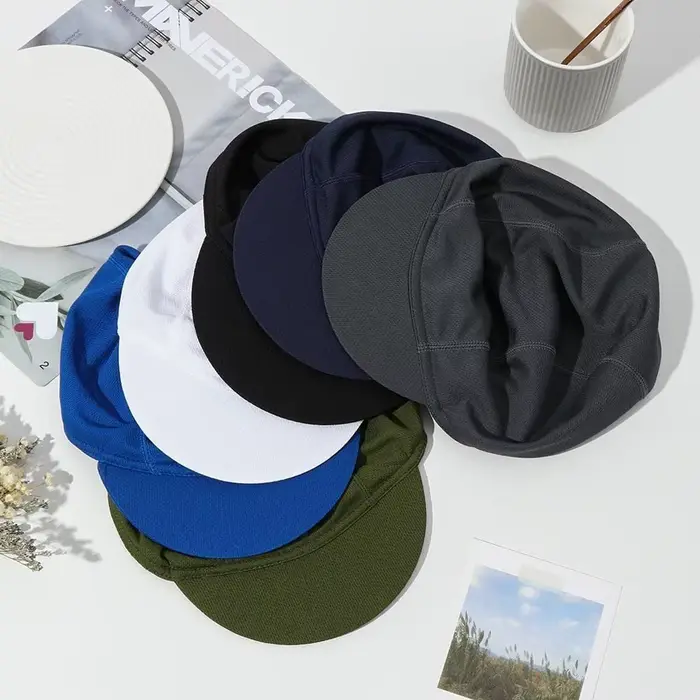 Casquette de cyclisme avec visière pour hommes et femmes