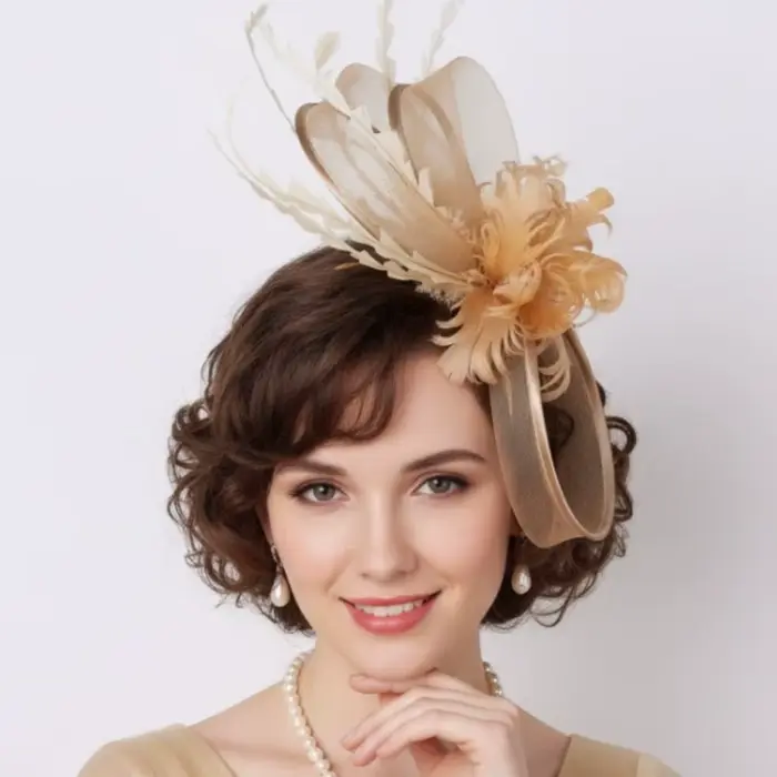 Chapeaux de Derby pour femmes Royal Ascot, coiffure élégante, fleur, chapeau de course hippique, acc
