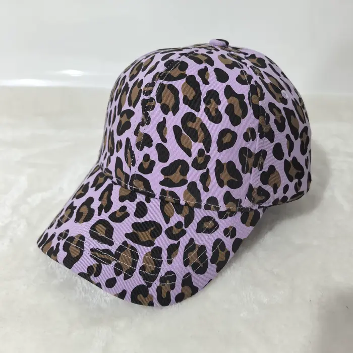 Casquette de baseball imprimée léopard tendance, chapeau de soleil décontracté réglable unisexe pour