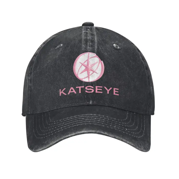 Casquette en jean délavé KATEYE Kpop Group, casquette de baseball décontractée, chapeau réglable, ca