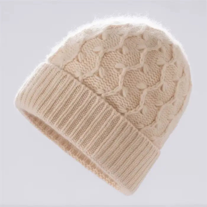 Chapeau tricoté en cachemire 100% résistant au froid